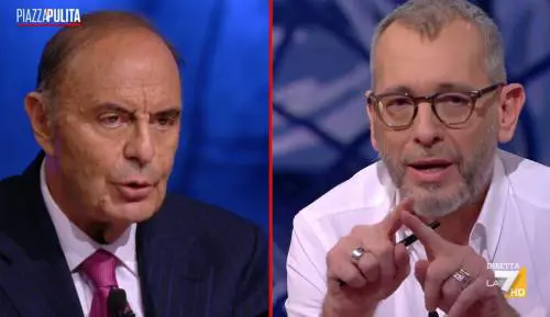 "Non si chiede al premier...". La lezione di Vespa a Formigli