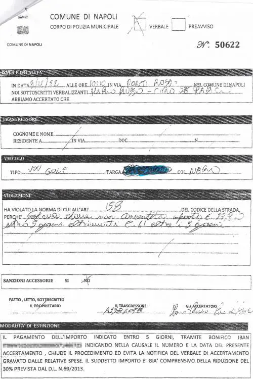 False multe del Comune a Napoli: come funziona la truffa dell'Iban