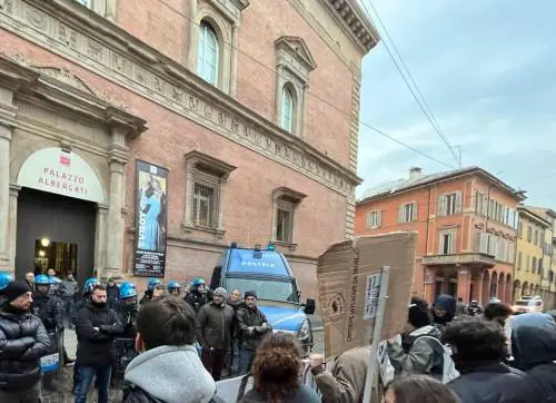 Un momento delle ultime rimostranze del collettivo