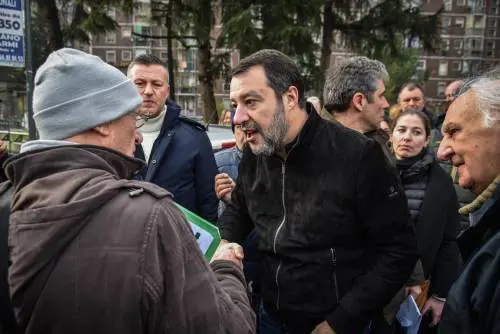 I lavori al Gratosoglio. E Salvini da ministro promette un Piano casa