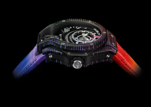 Hublot, il Tourbillon Bi-assiale nei colori dell'arcobaleno