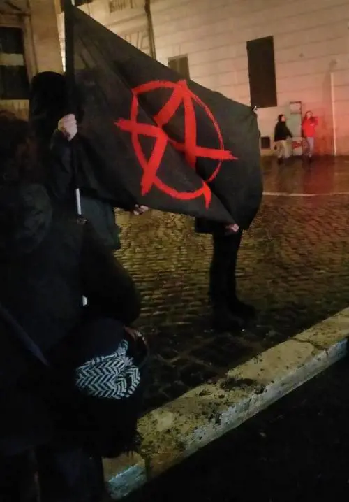 La protesta di due giorni fa in Piazza Crociferi