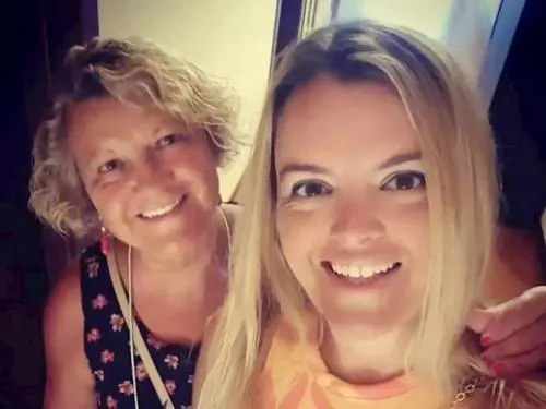 Maria Dolores Colleoni e Silvia Panzeri in una foto postata su Facebook dalla seconda