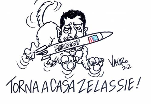 "Torna a casa Zelassie". "Veterostalinista". Bufera sulla vignetta anti-Ucraina di Vauro