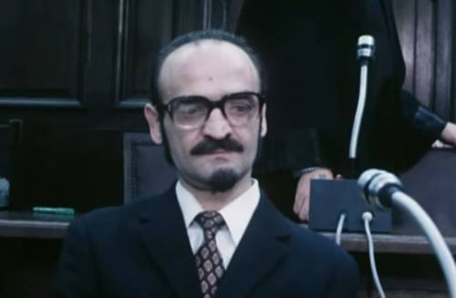 Fritz Honka in tribunale durante il processo