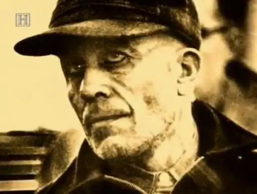 Una rara immagine di Ed Gein (History Channel)