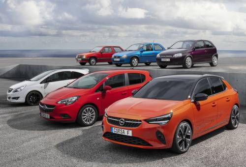 Tutte le generazioni di Opel Corsa 