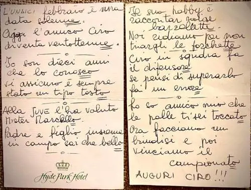 Ciro Ferrara e quella poesia scritta da Vialli nel 1995