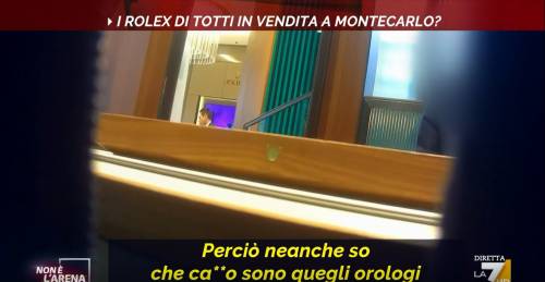 "Non so di chi ca... siano". Spunta l'audio di Totti sui Rolex