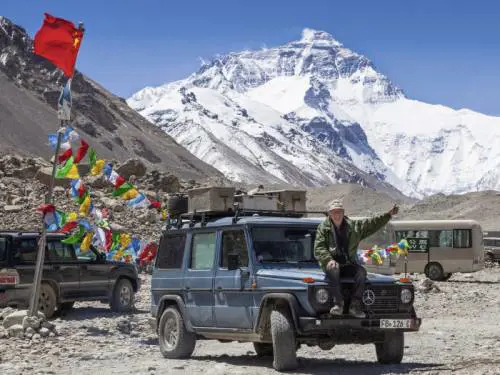Gunther Holtorf e la sua Classe G in zona Everest - 2011