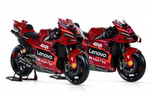 Svelata la nuova Ducati di Bagnaia: ecco come sarà la Desmosedici GP 2023