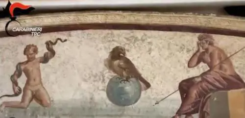 Dagli Usa restituito affresco rubato a Ercolano