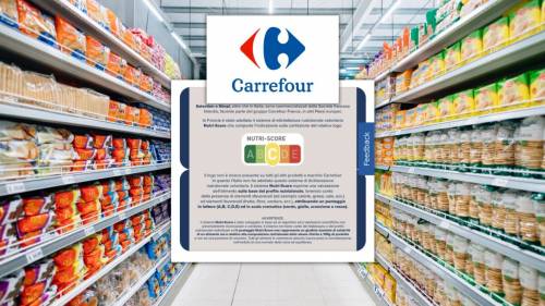 Cortocircuito Nutriscore: Carrefour lo applica (e lo sconfessa)