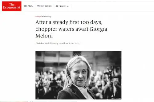 L'Economist elogia il governo Meloni ma gufa: "All'orizzonte..."