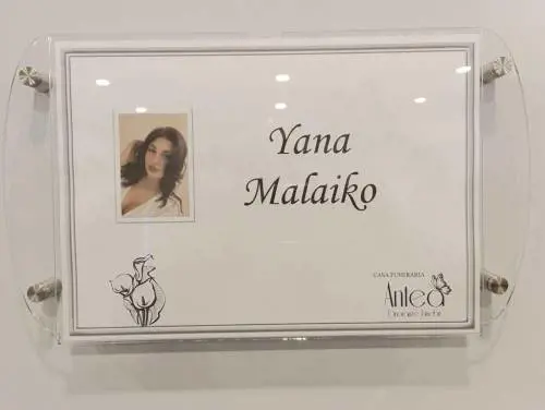 La camera ardente allestita per Yana Malaiko