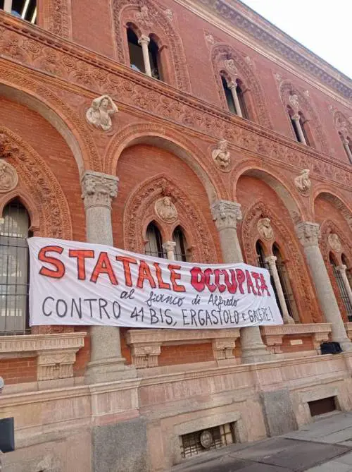 "Fuori Alfredo dal 41-bis". Occupata anche l'università Statale di Milano