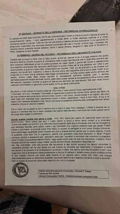 Pur di salvare il comunismo, i compagni uccidono due volte i loro caduti