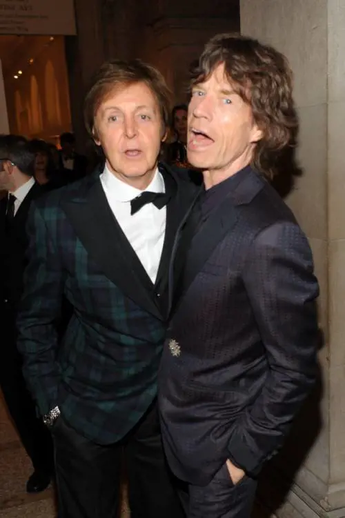 Arrivano i Rolling Beatles. Paul e Ringo con gli Stones