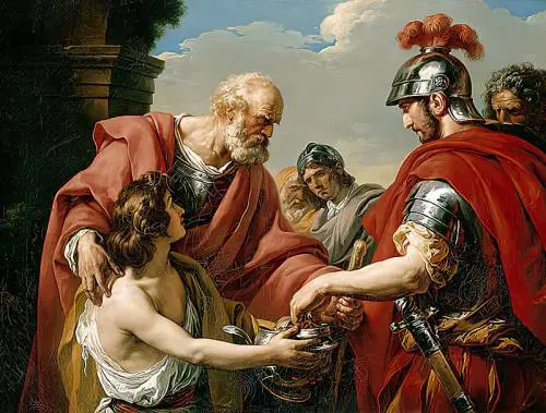 Il Bélisaire di François André Vincent, 1776.