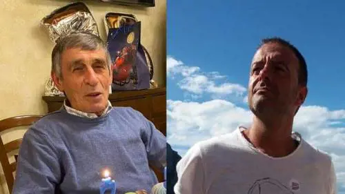 A sinistra Valerio Buoso, a destra il poliziotto-eroe Domenico Zorzino
