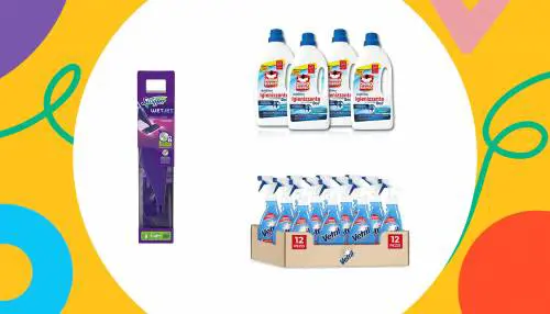 Bucato, vetri e pavimenti: le maxi-offerte Omino Bianco, Vetril e Swiffer