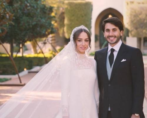 Il matrimonio della principessa Iman di Giordania, tra glamour e tradizione