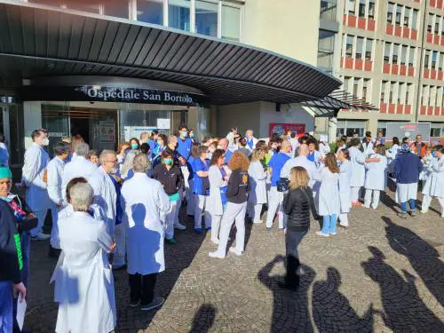 Il sit in di protesta andato in scena ieri