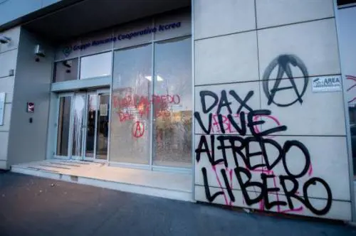 Il corteo degli antagonisti devasta Milano