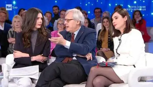 "Quelle del 2000...". Bufera su Sgarbi a Domenica in, poi si scusa