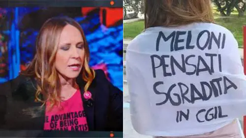 L'imbarazzante show della sindacalista anti-Meloni