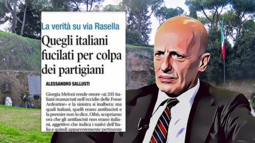Sallusti a testa bassa: “Fosse Ardeatine sulla coscienza dei partigiani”