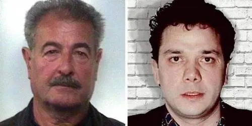 Da sinistra, Rocco Santo Filippone e Giuseppe Graviano