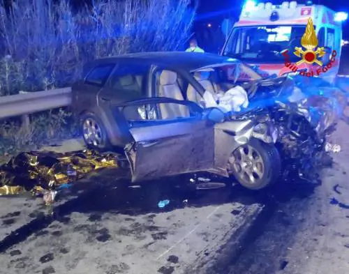 Incidente tra due auto nel Trapanese: sei morti e un ferito