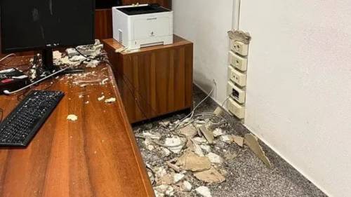 Tragedia sfiorata al Tribunale di Roma: crolla soffitto in un ufficio