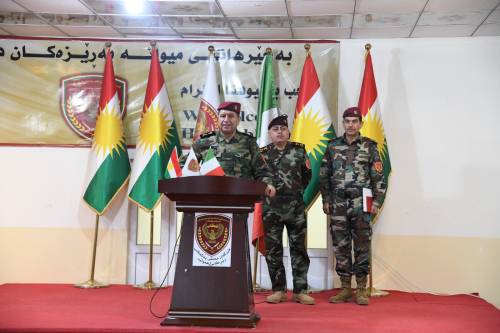 Iraq, gli istruttori italiani addestrano le Forze di Sicurezza curde