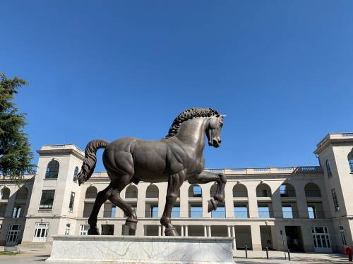 Cavallo di Leonardo, ippodromo San Siro (Milano)
