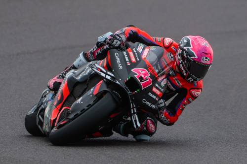 Libere MotoGp, due Aprilia davanti. E oggi pole position e mini corsa