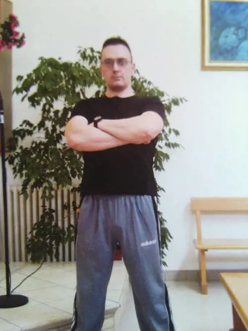 Un primo piano del killer  "Igor il Russo", al secolo Norbert Feher