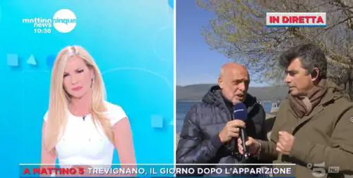 "E' in ospedale". La risposta di Brosio gela la Panicucci in diretta