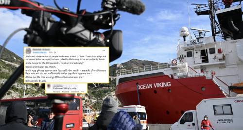 "Chiamate la Ocean Viking". Quello strano messaggio per il barcone al largo di Malta