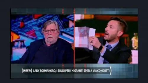 "Dagli la camomilla", "Fascisti". Rissa tra Rico e Sansonetti