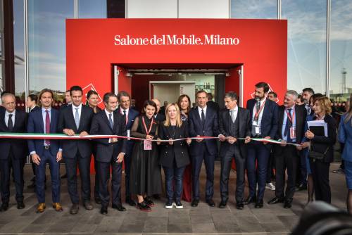 Il mondo torna al Salone del Mobile, Giorgia Meloni: "Tuteleremo il marchio"