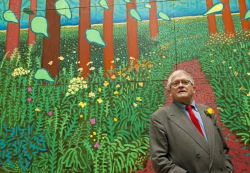 "La travolgente primavera" del pittore David Hockney