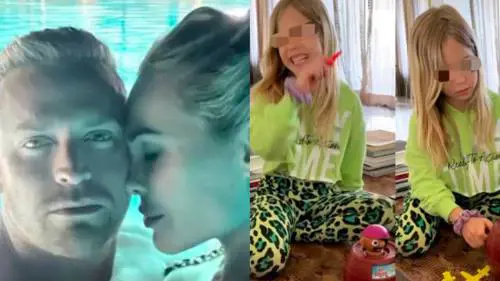 Bastian, prove da papà per l'imprenditore con la piccola figlia di Ilary Blasi