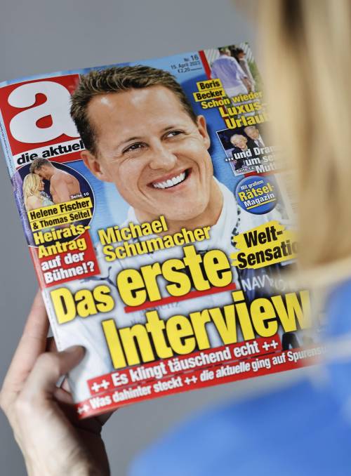 Schumacher intervistato con l'AI: licenziata la responsabile della rivista