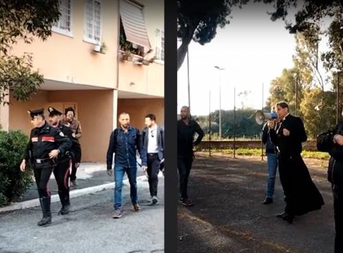 Blitz nella piazza dello spaccio di Pomezia: Brumotti all'arresto in diretta