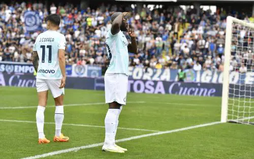 Inzaghi ritrova Lukaku: l'Inter vince 3-0 ad Empoli con doppietta del belga