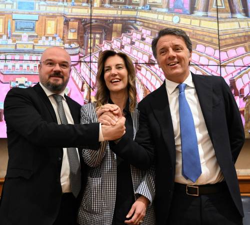 Renzi festeggia l'arrivo di Borghi: "Iv è più viva che mai"