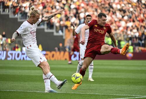 Roma-Milan, botta e risposta nel finale: finisce 1-1 all'Olimpico