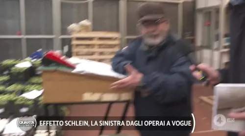 "Il verde dei piselli...". Così il fruttivendolo distrugge "l'armocromata" Schlein